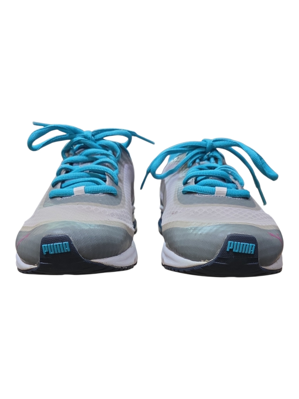 Puma Women's Teal and Gray Athletic Shoe - Picture 7 of 14